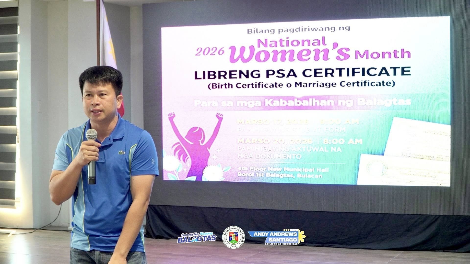 Libreng PSA Documents Para sa mga Kababaihan
